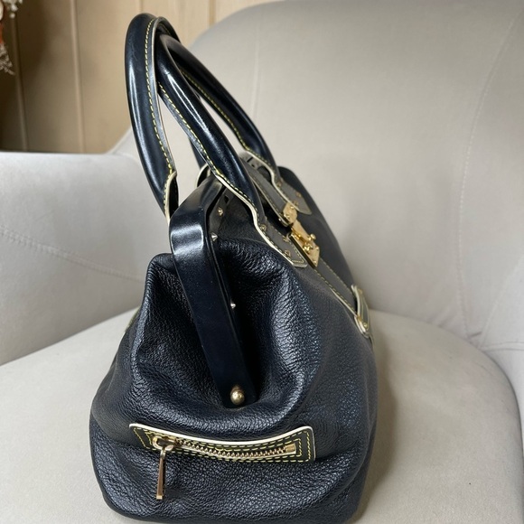 Authentic Louis Vuitton Suhali L'Ingenieux PM Black Leather DR Satchel Handbag - Picture 3 of 11